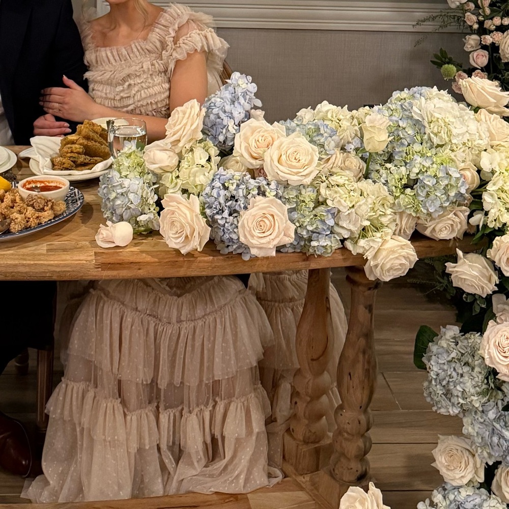 Needle&Thread Wild Rose Off-Shoulder Ruffle Goen - Picture 3 of 4